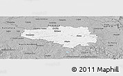 Gray Panoramic Map of Chrudim