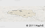 Shaded Relief Panoramic Map of Chrudim, lighten