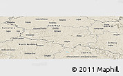 Shaded Relief Panoramic Map of Chrudim