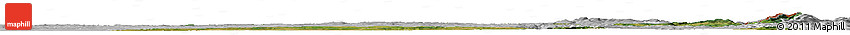 Satellite Horizon Map of Pardubický Kraj, lighten, desaturated