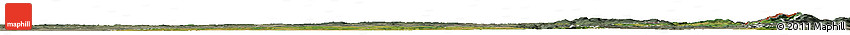 Satellite Horizon Map of Pardubický Kraj, semi-desaturated