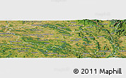 Satellite Panoramic Map of Pardubický kraj