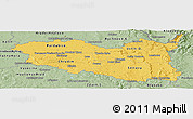 Savanna Style Panoramic Map of Pardubický kraj