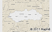 Classic Style Map of Pardubice