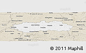 Classic Style Panoramic Map of Pardubice