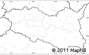 Blank Simple Map of Pardubický kraj, no labels