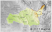 Physical 3D Map of Ústí n.O., desaturated