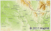 Physical 3D Map of Ústí n.O.