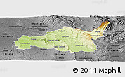 Physical Panoramic Map of Ústí n.O., darken, desaturated