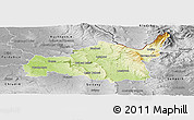 Physical Panoramic Map of Ústí n.O., desaturated