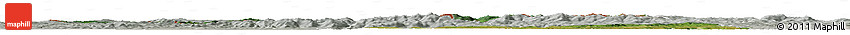 Satellite Horizon Map of Plzeňský Kraj, lighten, semi-desaturated
