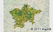 Satellite Map of Plzeň-sever, lighten