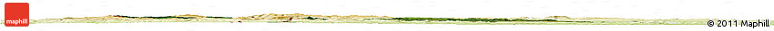 Satellite Horizon Map of Tachov, physical outside