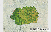 Satellite Map of Tachov, lighten