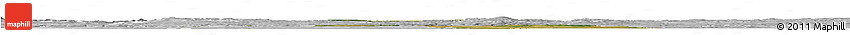 Satellite Horizon Map of Kutná Hora, lighten, desaturated