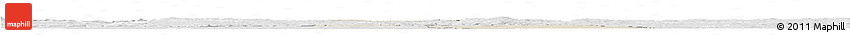 Shaded Relief Horizon Map of Kutná Hora, lighten, desaturated