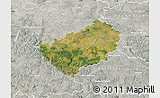Satellite Map of Kutná Hora, lighten, semi-desaturated