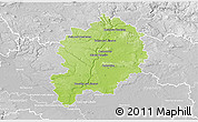 Physical 3D Map of Mladá Boleslav, lighten, desaturated