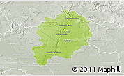 Physical 3D Map of Mladá Boleslav, lighten, semi-desaturated