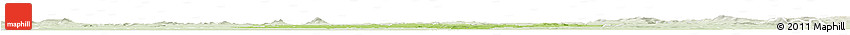 Physical Horizon Map of Mladá Boleslav, lighten