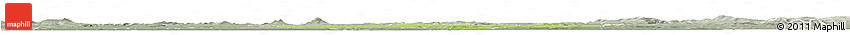 Physical Horizon Map of Mladá Boleslav, semi-desaturated