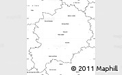 Blank Simple Map of Mladá Boleslav