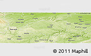Physical Panoramic Map of Rakovník