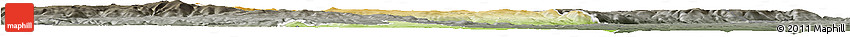 Physical Horizon Map of Chomutov, darken, semi-desaturated