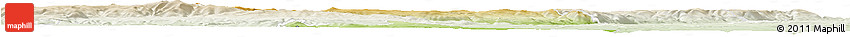 Physical Horizon Map of Chomutov, lighten