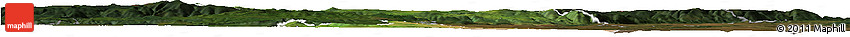 Satellite Horizon Map of Chomutov, darken