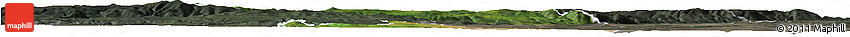 Satellite Horizon Map of Chomutov, darken, semi-desaturated