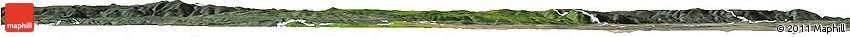 Satellite Horizon Map of Chomutov, semi-desaturated