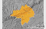 Political Map of Chomutov, desaturated