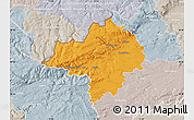 Political Map of Chomutov, lighten, semi-desaturated