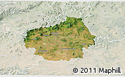 Satellite 3D Map of Litoměřice, lighten