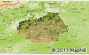 Satellite 3D Map of Litoměřice, physical outside