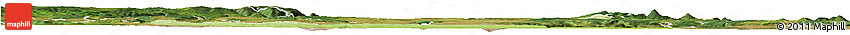 Physical Horizon Map of Louny, satellite outside