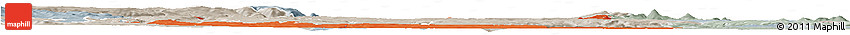 Political Horizon Map of Louny, lighten, semi-desaturated