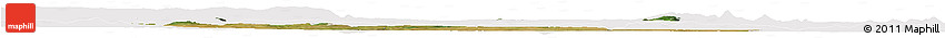 Satellite Horizon Map of Louny, cropped outside