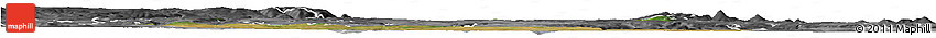 Satellite Horizon Map of Louny, desaturated