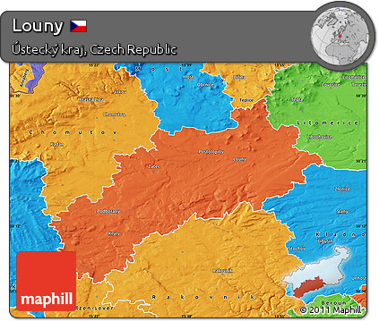 Political Map of Louny