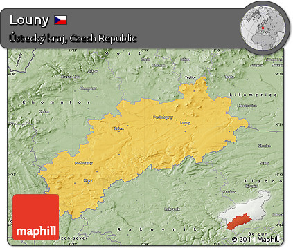 Savanna Style Map of Louny