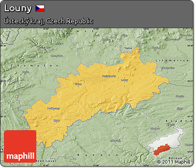 Savanna Style Map of Louny