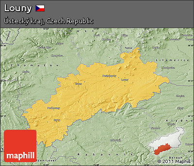 Savanna Style Map of Louny