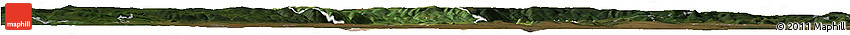 Satellite Horizon Map of Most, darken