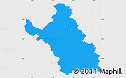 Political Simple Map of Most, single color outside
