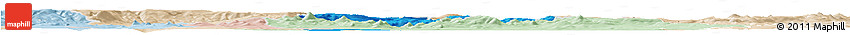 Political Horizon Map of Ústí N.L., lighten