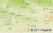 Physical 3D Map of Havlíčkův Brod