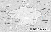 Silver Style 3D Map of Havlíčkův Brod