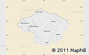 Classic Style Map of Havlíčkův Brod, single color outside